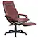 Alt View 17. Alamont Home - Robert Contemporary Leather/Faux Leather Swivel Office Chair - Burgundy.