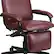 Alt View 18. Alamont Home - Robert Contemporary Leather/Faux Leather Swivel Office Chair - Burgundy.
