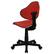 Alt View 14. Alamont Home - Whitney Contemporary Fabric Swivel Office Chair - Red.