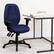 Alt View 12. Alamont Home - Rochelle Contemporary Fabric Executive Swivel Office Chair - Navy.