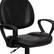 Alt View 15. Alamont Home - Ronald Contemporary Leather/Faux Leather Swivel Office Chair - Black.