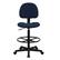 Alt View 12. Alamont Home - Bruce Contemporary Fabric Drafting Stool - Navy Blue Patterned.