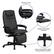 Alt View 15. Alamont Home - Robert Contemporary Leather/Faux Leather Swivel Office Chair - Black.