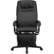 Alt View 11. Alamont Home - Robert Contemporary Leather/Faux Leather Swivel Office Chair - Black.