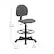 Alt View 14. Alamont Home - Bruce Contemporary Fabric Drafting Stool - Gray.