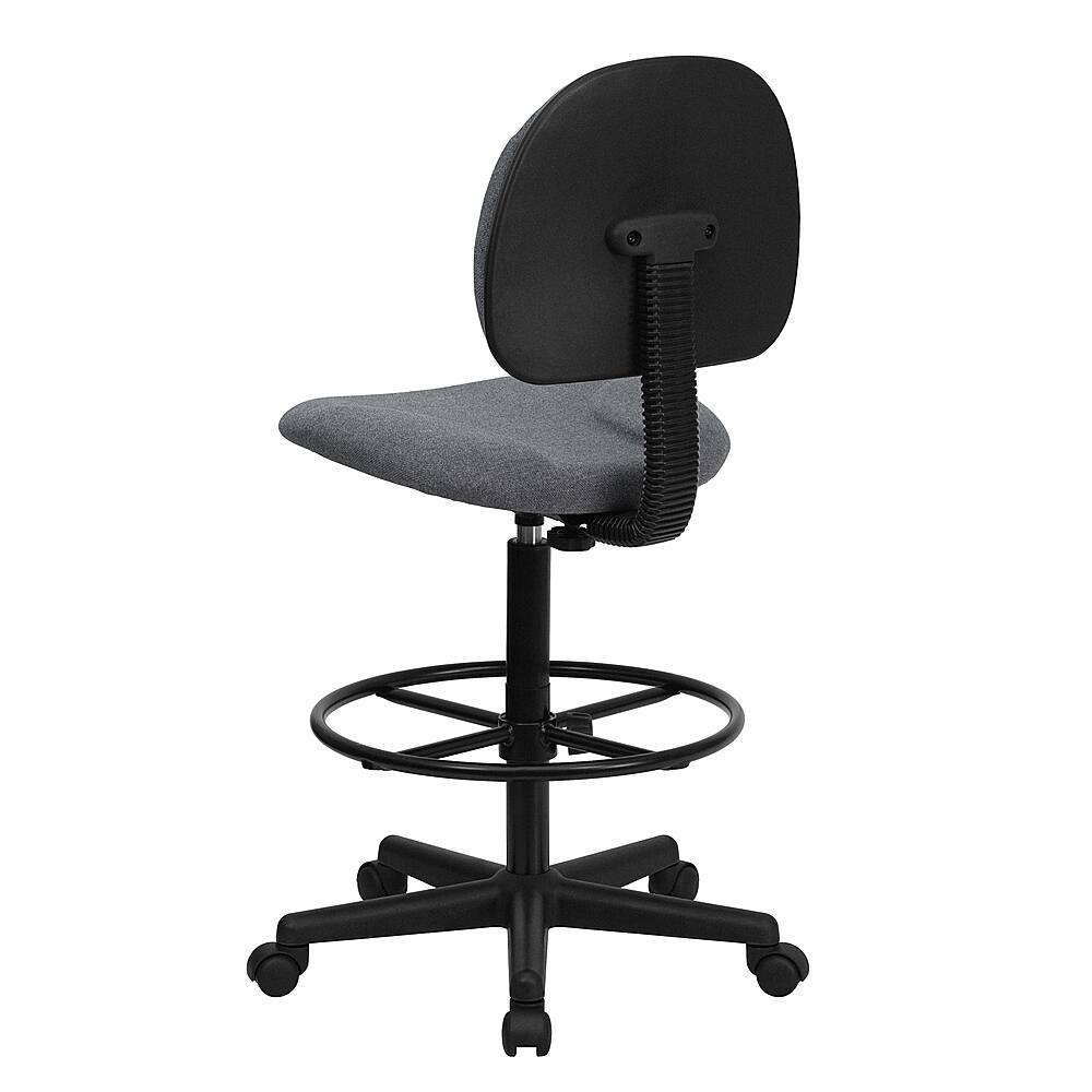 Alt View 15. Alamont Home - Bruce Contemporary Fabric Drafting Stool - Gray.