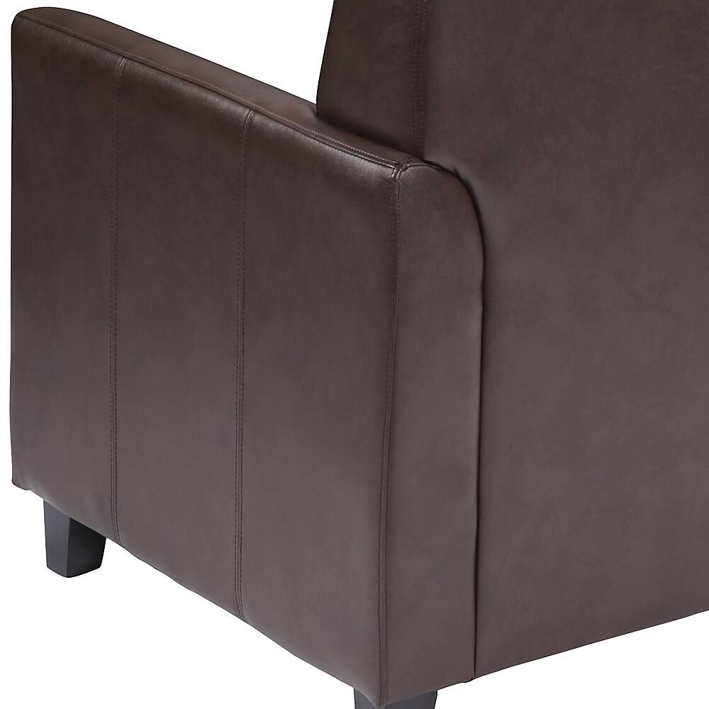 Alt View 14. Alamont Home - Hercules Diplomat  Contemporary Leather/Faux Leather Reception Chair - Brown.