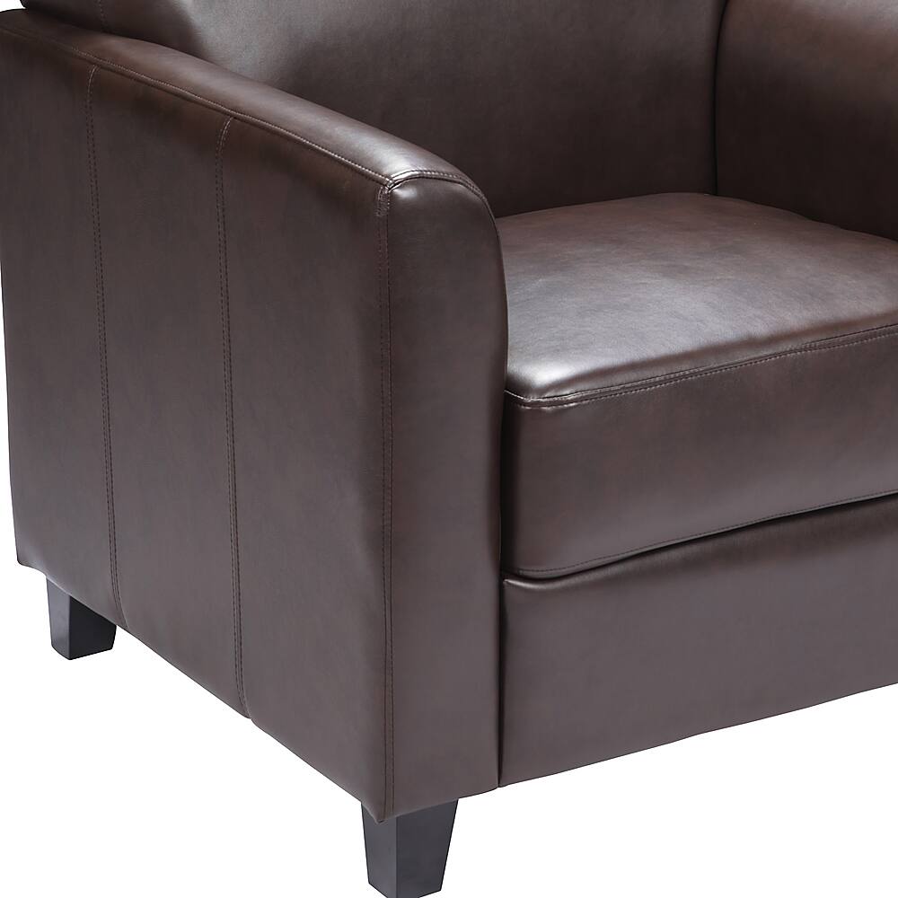 Alt View 15. Alamont Home - Hercules Diplomat  Contemporary Leather/Faux Leather Reception Chair - Brown.