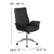 Alt View 13. Alamont Home - Hansel Contemporary Leather/Faux Leather Executive Swivel Office Chair - Black.