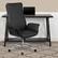 Alt View 12. Alamont Home - Hansel Contemporary Leather/Faux Leather Executive Swivel Office Chair - Black.