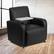 Alt View 12. Alamont Home - George Rectangle Contemporary Leather/Faux Leather Tablet Arm Chair with Wheels - Black.