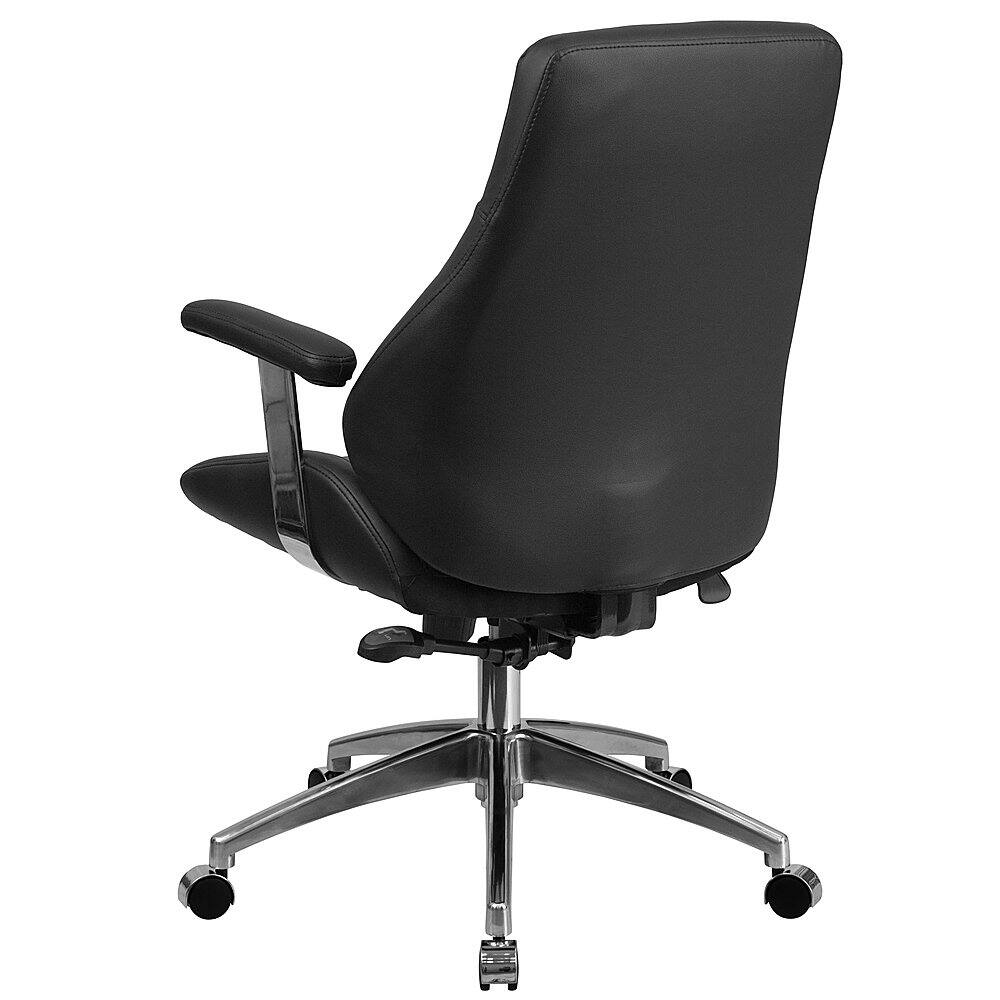 Fulmer black discount leather executive chair