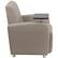 Alt View 16. Alamont Home - George Rectangle Contemporary Leather/Faux Leather Tablet Arm Chair - Upholstered - Gray.