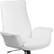 Alt View 17. Alamont Home - Hansel Contemporary Leather/Faux Leather Executive Swivel Office Chair - White.