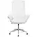 Alt View 11. Alamont Home - Hansel Contemporary Leather/Faux Leather Executive Swivel Office Chair - White.