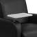 Alt View 15. Alamont Home - George Rectangle Contemporary Leather/Faux Leather Tablet Arm Chair - Upholstered - Black.