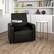 Alt View 12. Alamont Home - George Rectangle Contemporary Leather/Faux Leather Tablet Arm Chair - Upholstered - Black.