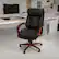 Alt View 12. Alamont Home - Hansel Contemporary Leather Executive Swivel Ergonomic High Back Office Chair - Black.