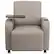 Alt View 11. Alamont Home - George Rectangle Contemporary Leather/Faux Leather Tablet Arm Chair - Upholstered - Gray.