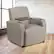 Alt View 12. Alamont Home - George Rectangle Contemporary Leather/Faux Leather Tablet Arm Chair - Upholstered - Gray.
