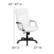 Alt View 13. Alamont Home - Hansel Contemporary Leather/Faux Leather Executive Swivel Office Chair - White.