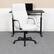 Alt View 12. Alamont Home - Hansel Contemporary Leather/Faux Leather Executive Swivel Office Chair - White.