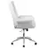 Alt View 16. Alamont Home - Hansel Contemporary Leather/Faux Leather Executive Swivel Office Chair - White.