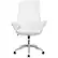 Alt View 11. Alamont Home - Hansel Contemporary Leather/Faux Leather Executive Swivel Office Chair - White.