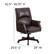 Alt View 13. Alamont Home - Hansel Traditional High Back Pillow Back Brown LeatherSoft Executive Swivel Office Chair with Arms - Brown.