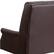 Alt View 15. Alamont Home - Hansel Traditional High Back Pillow Back Brown LeatherSoft Executive Swivel Office Chair with Arms - Brown.