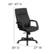Alt View 13. Alamont Home - Hansel Contemporary Leather/Faux Leather Executive Swivel Office Chair - Black.