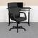 Alt View 12. Alamont Home - Hansel Contemporary Leather/Faux Leather Executive Swivel Office Chair - Black.