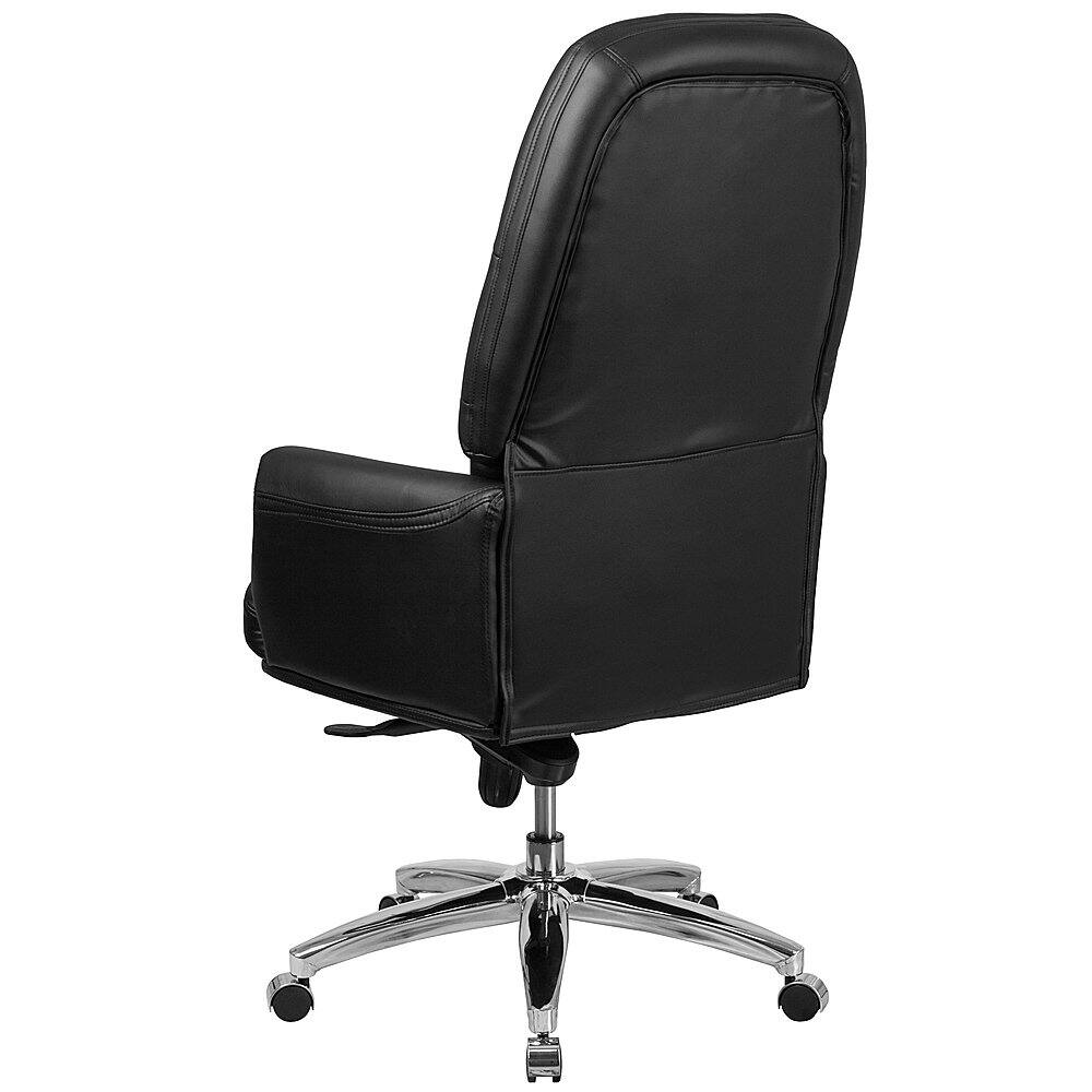 Alt View 14. Alamont Home - Hansel Traditional High Back Tufted Black LeatherSoft Multifunction Ergonomic Office Chair w/Arms - Black.
