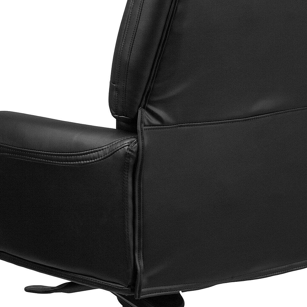 Alt View 15. Alamont Home - Hansel Traditional High Back Tufted Black LeatherSoft Multifunction Ergonomic Office Chair w/Arms - Black.