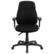 Alt View 11. Alamont Home - Brandy Contemporary Fabric Swivel Office Chair - Black.