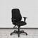 Alt View 12. Alamont Home - Brandy Contemporary Fabric Swivel Office Chair - Black.