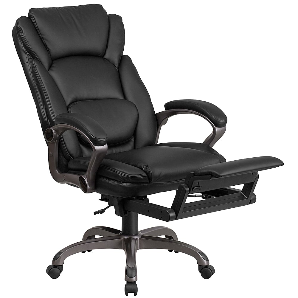 flash furniture high back leather executive reclining swivel office chair