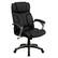 Front. Alamont Home - Hansel Contemporary Leather/Faux Leather Executive Swivel Office Chair - Black.