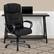 Alt View 12. Alamont Home - Hansel Contemporary Leather/Faux Leather Executive Swivel Office Chair - Black.