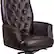 Alt View 17. Alamont Home - Hansel Traditional Leather/Faux Leather Executive Swivel Office Chair - Brown.