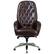 Alt View 11. Alamont Home - Hansel Traditional Leather/Faux Leather Executive Swivel Office Chair - Brown.