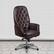 Alt View 12. Alamont Home - Hansel Traditional Leather/Faux Leather Executive Swivel Office Chair - Brown.