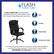 Alt View 18. Alamont Home - Hansel Contemporary Leather/Faux Leather Executive Swivel Office Chair - Black.