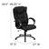 Alt View 13. Alamont Home - Hansel Contemporary Leather/Faux Leather Executive Swivel Office Chair - Black.