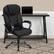 Alt View 12. Alamont Home - Hansel Contemporary Leather/Faux Leather Executive Swivel Office Chair - Black.