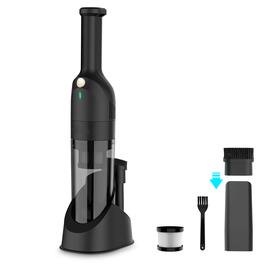 Ecooso - Handheld Cordless Vacuum Cleaner, 10KPa Suction Power, 30min Runtime, HEPA Filtration System - Black