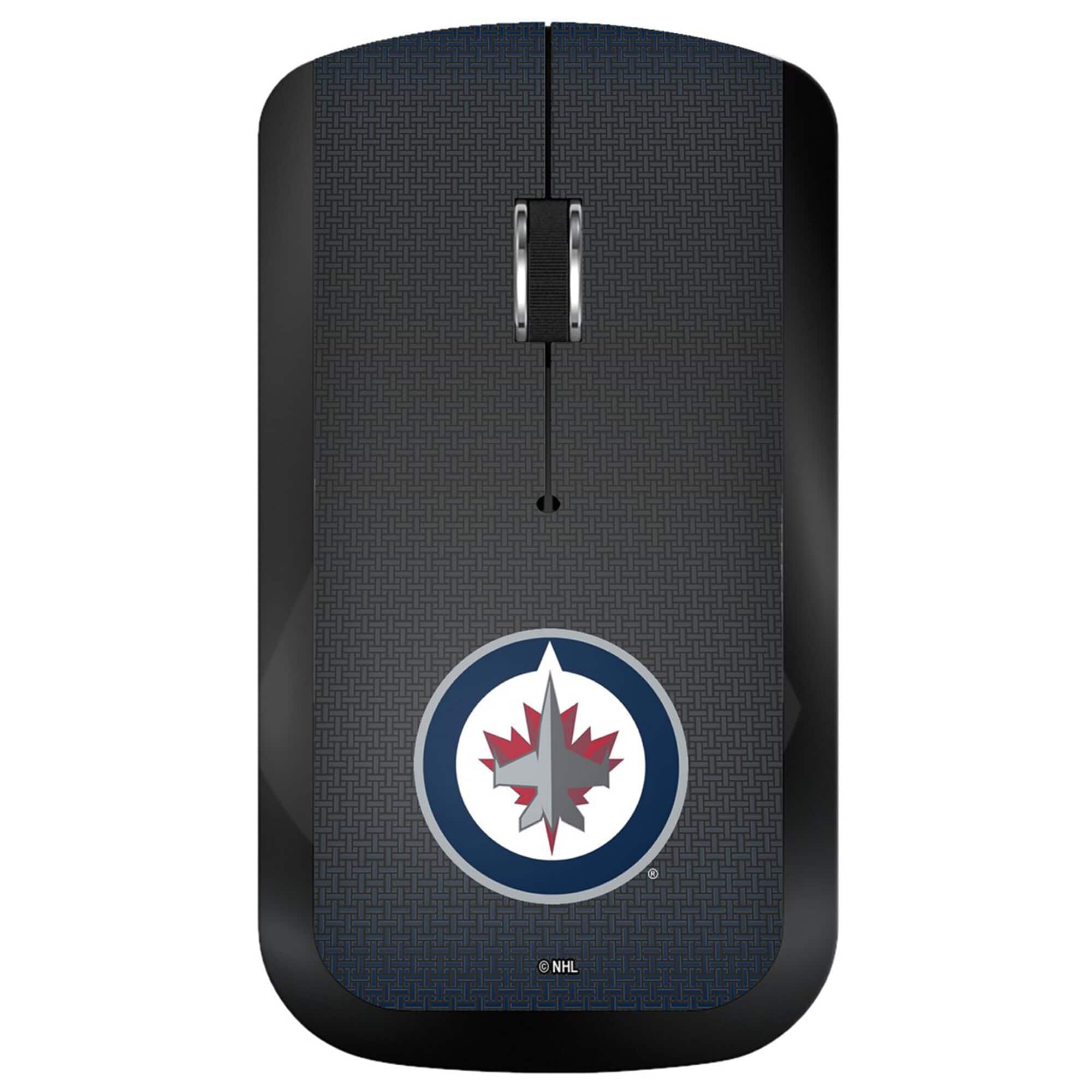Keyscaper - Winnipeg Jets Wireless USB Computer Mouse - Wireless - Black