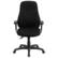 Alt View 11. Alamont Home - Hughes Contemporary Fabric Swivel Office Chair - Black.