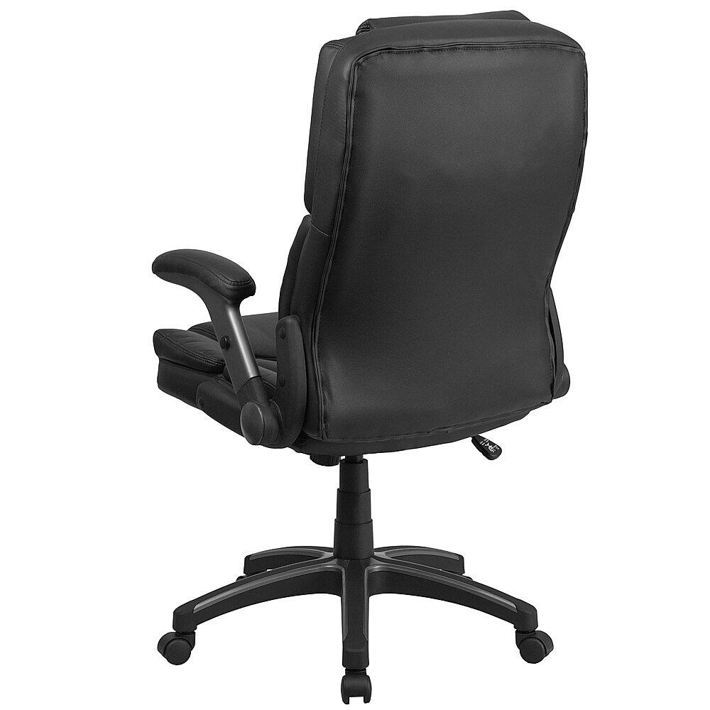 Alt View 14. Alamont Home - Hansel Contemporary Leather Executive Swivel Ergonomic High Back Office Chair - Black.