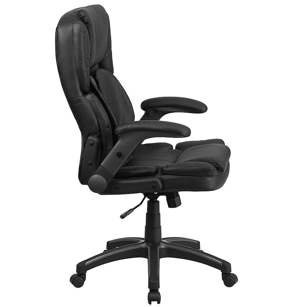 Alt View 16. Alamont Home - Hansel Contemporary Leather Executive Swivel Ergonomic High Back Office Chair - Black.